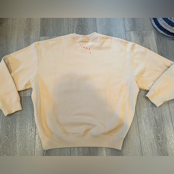 Clare V Beige and Green Crewneck Sweatshirt - Picture 2 of 4